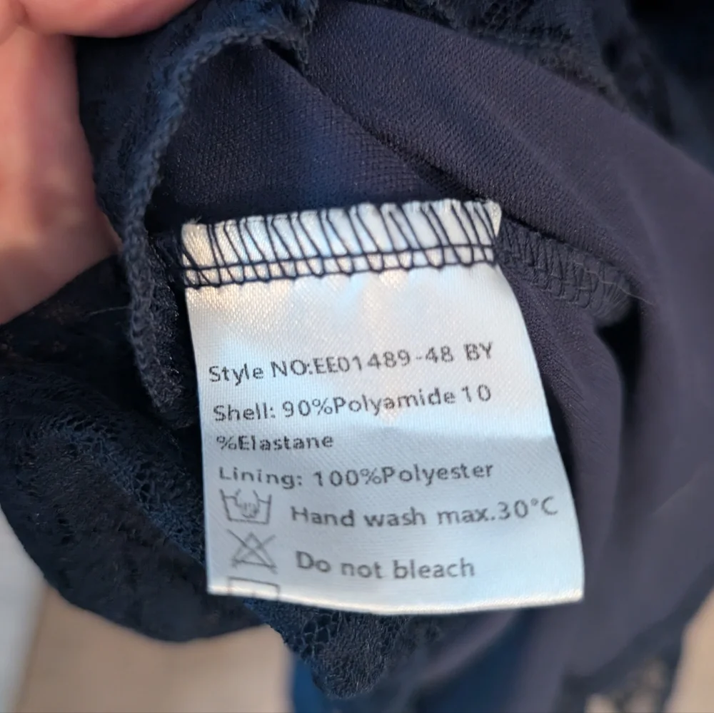 Ever Pretty Navy Blue Lace V Neck Layered Dress‎ NWT - Picture 6 of 6